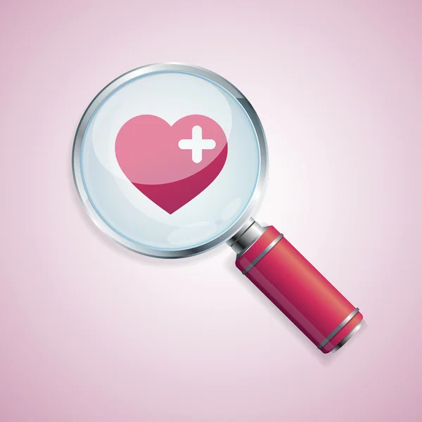 Dating concept loep en hart — Stockvector