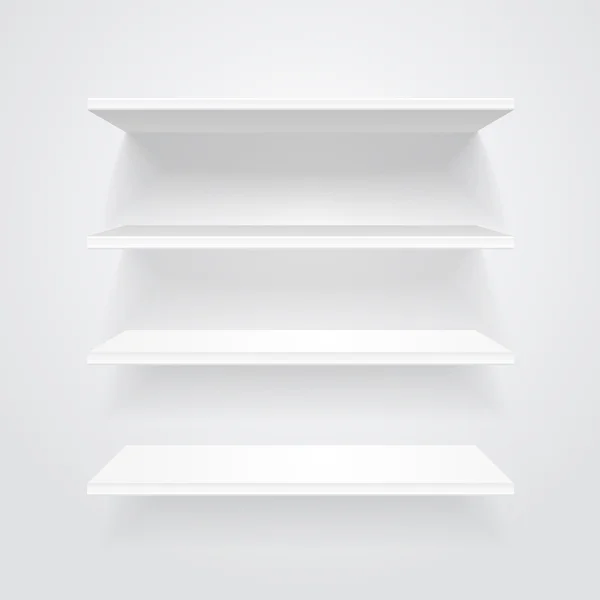 Witte planken. Vector. — Stockvector