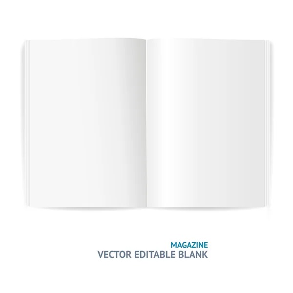 Illustration vectorielle du modèle de magazine — Image vectorielle