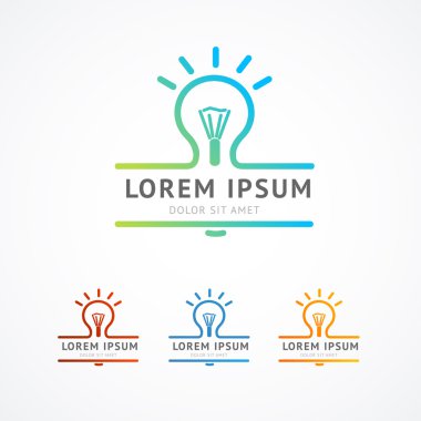 Vektör çizim. İş logo
