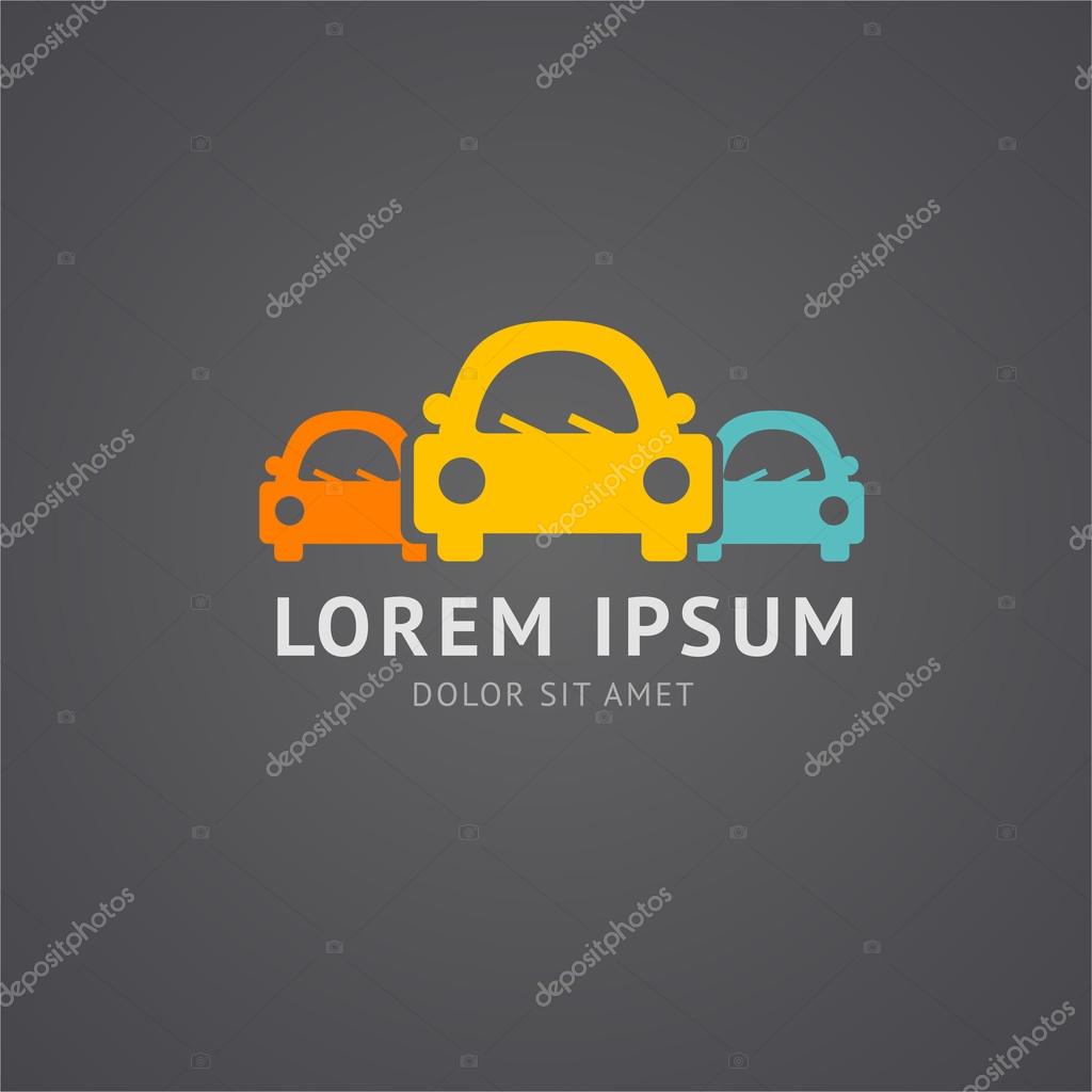 Vector illustration. Car autoservice logo design concept
