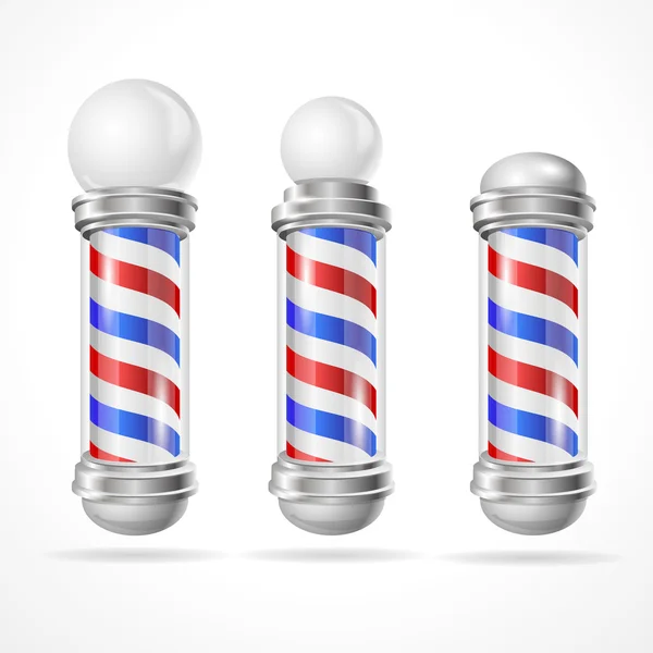 Vektör baber Dükkanı kutup set