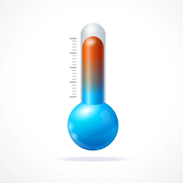 Vector thermometr pictogram — Stockvector