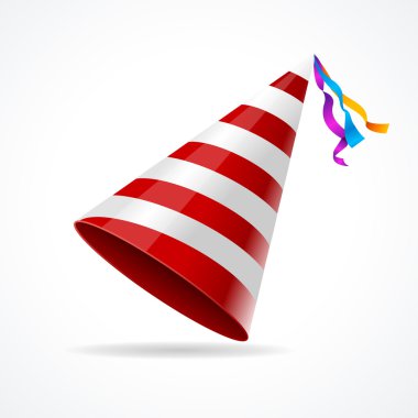 Vektör parti şapka