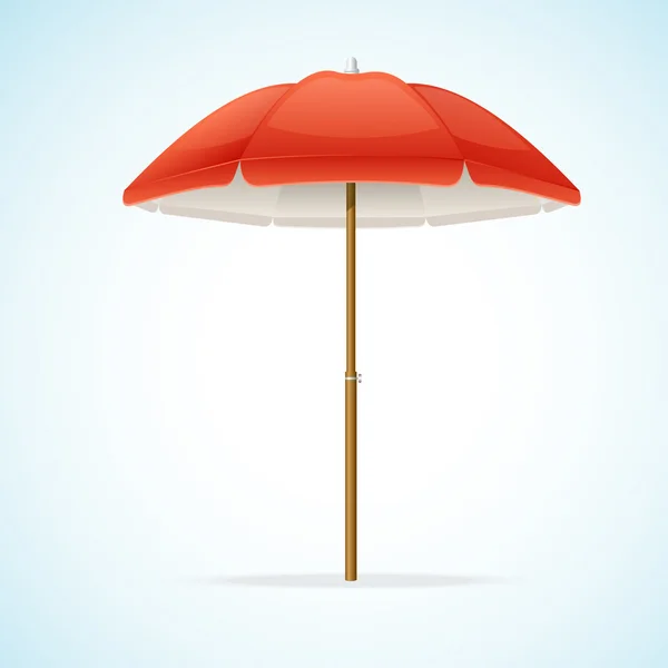 Vector Beach Umbrella — Stock Vector