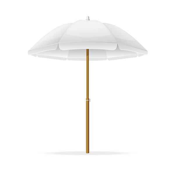 Vector Beach Umbrella Template