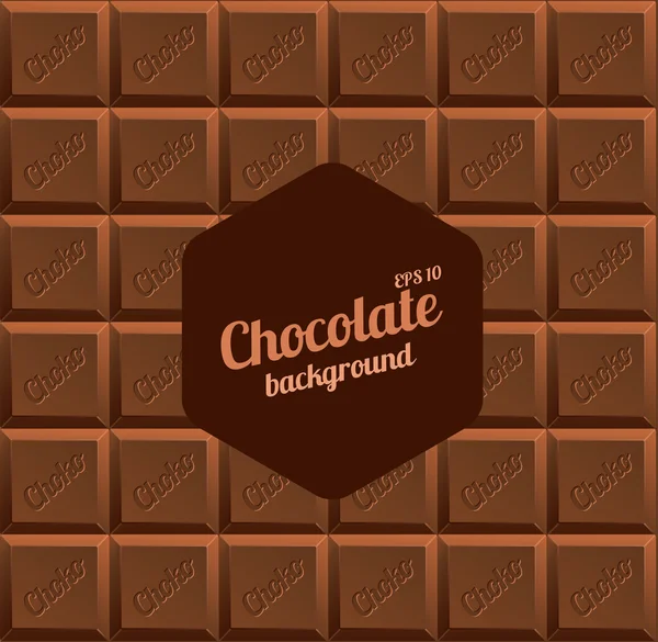 Vektor Milchschokolade Hintergrund — Stockvektor