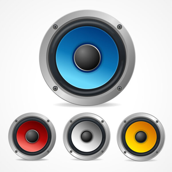 Векторный набор динамиков
