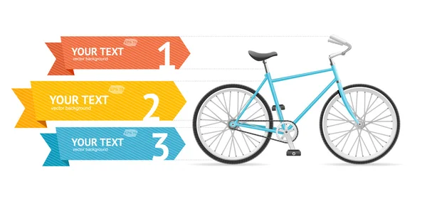Vector cykel alternativet Banner — Stock vektor