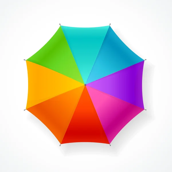 Umbrella Rainbow. Vector — Stock Vector