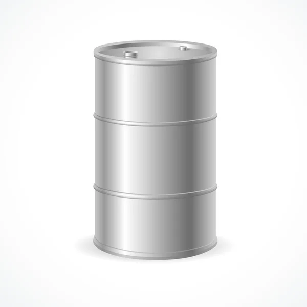 Tambor de barril de óleo. Vetor — Vetor de Stock