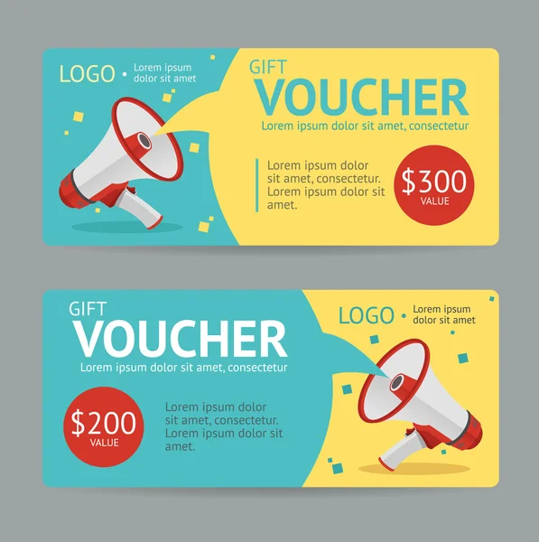 Hediye çeki. Vektör