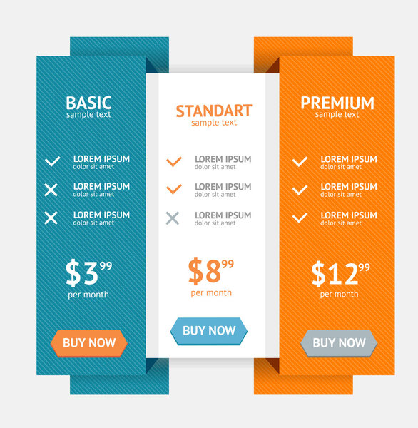 Прайс-лист. Вектор
