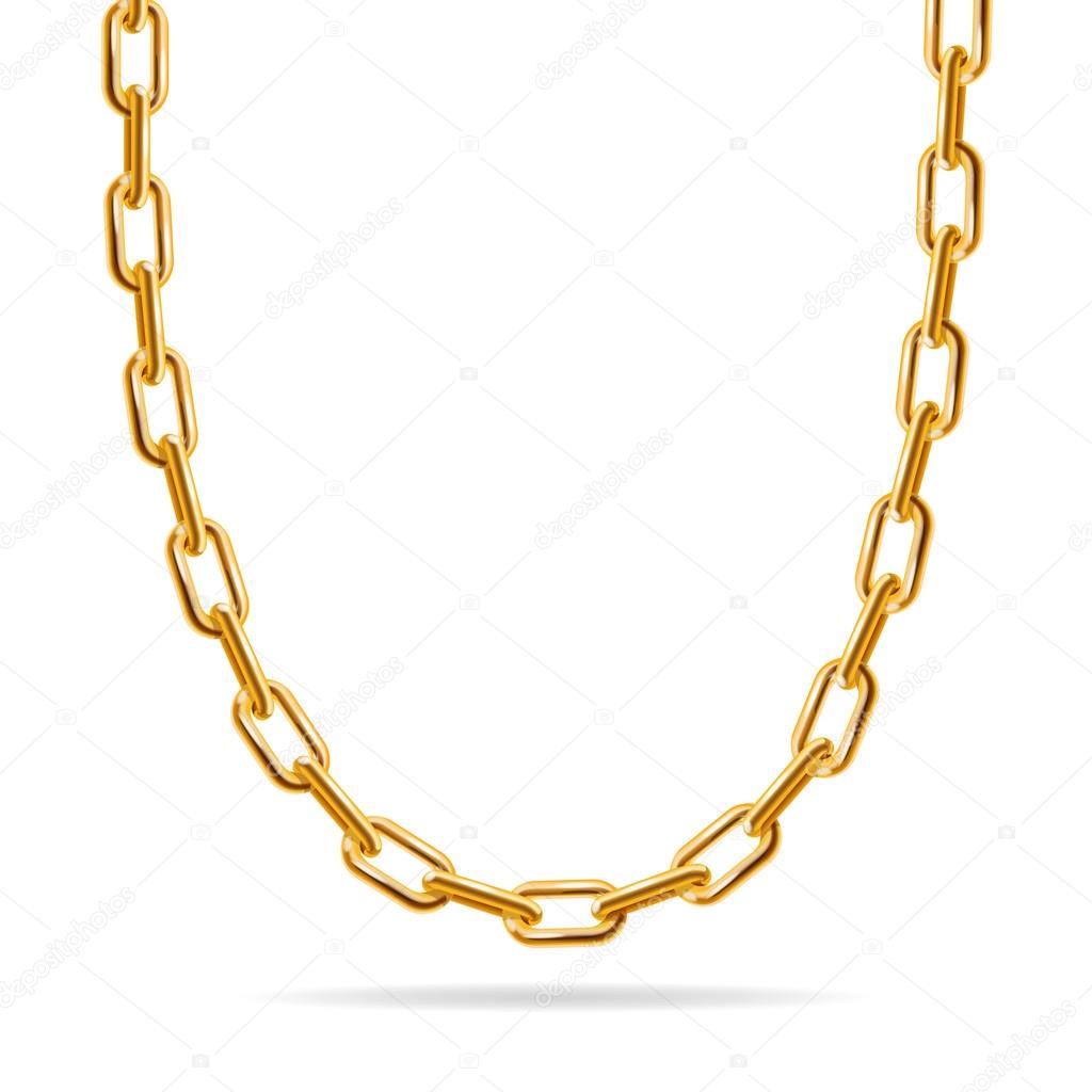 தங்கச் சங்கிலி நகைகள். திசையன் mouse_md மூலம் பங்கு திசையன் © 95312470