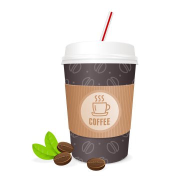 Kahve fincanı. Vektör