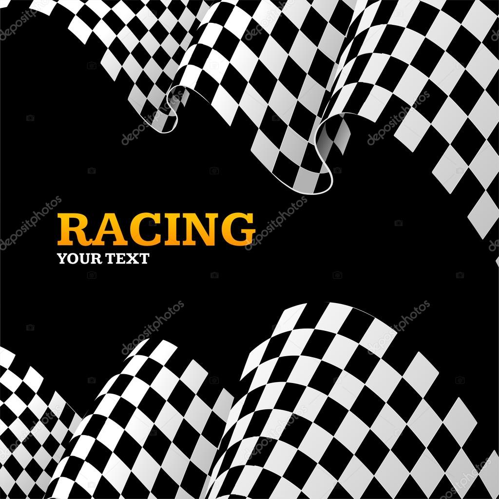 Racing Background. Vector
