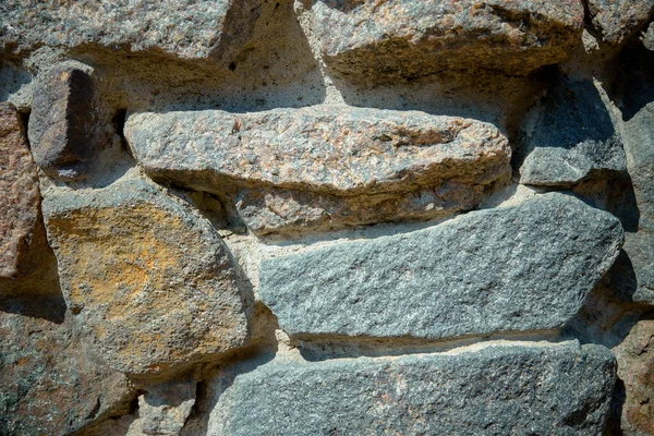 Wall Large Stones Texture Background — Stock Photo, Image