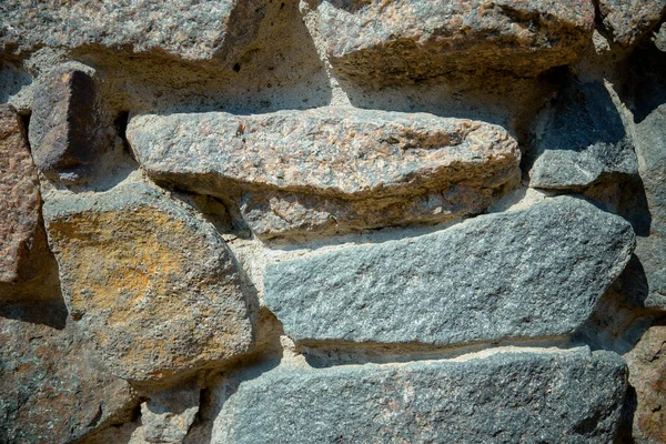 Vägg Stora Stenar Som Textur Eller Bakgrund — Stockfoto