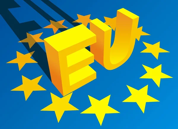 Symbole Unii Europejskiej — Wektor stockowy