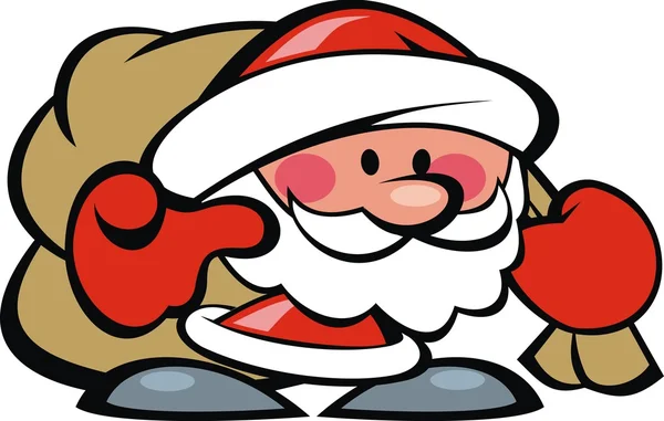 Desenhos animados de Santa Claus —  Vetores de Stock