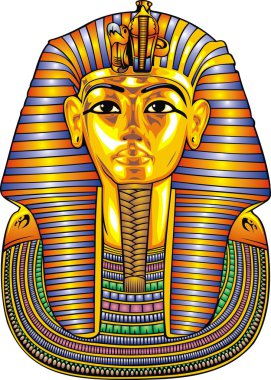 Altın tutuankhamen heykel 