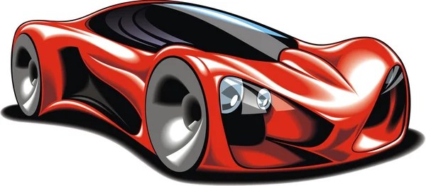 Mi diseño original coche rojo — Vector de stock