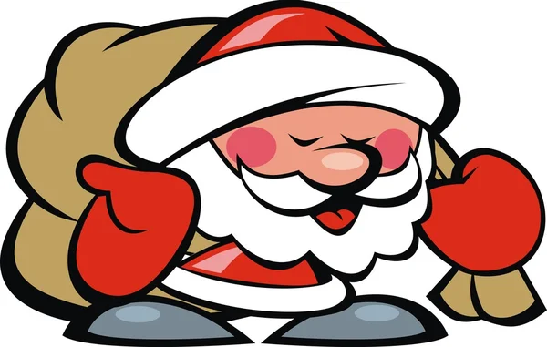 Desenhos animados de Santa Claus — Vetor de Stock