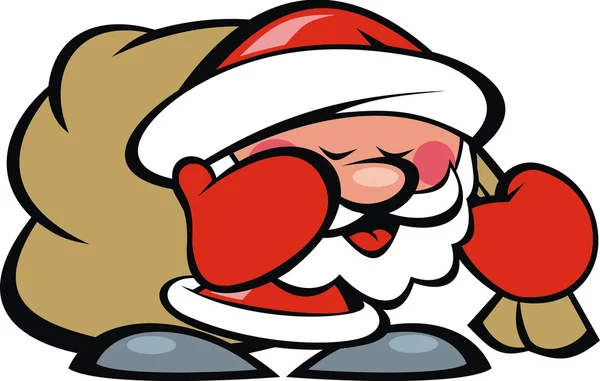 Caricatura de Santa Claus — Vector de stock