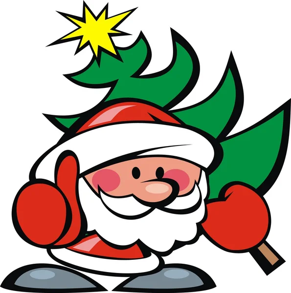 Santa Claus cartoon — Stockvector