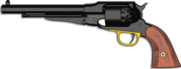 Gamla hand pistol (pistol) — Stock vektor