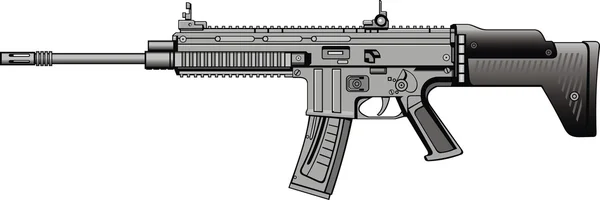 Сучасні автоматичні гармати — стоковий вектор