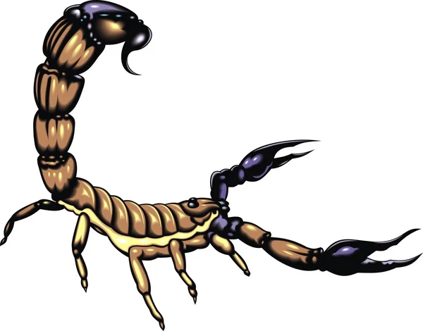 Большое скорпионское животное Лицензионные Стоковые Векторы