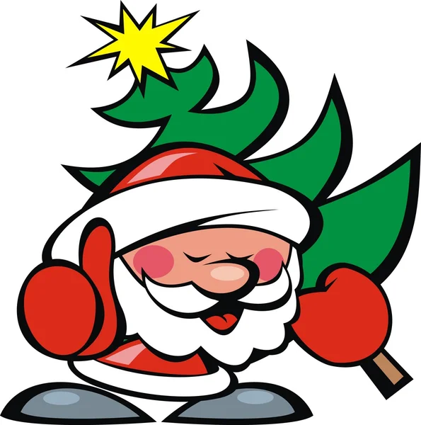 Babbo Natale cartone animato — Vettoriale Stock