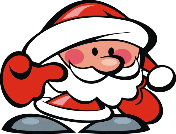 Desenhos animados de Santa Claus — Vetor de Stock