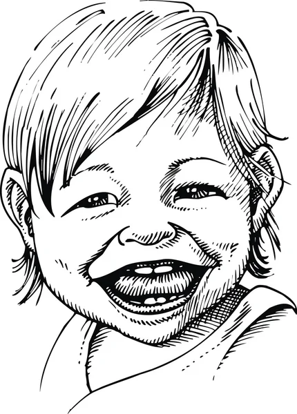 Mignon petit enfant — Image vectorielle