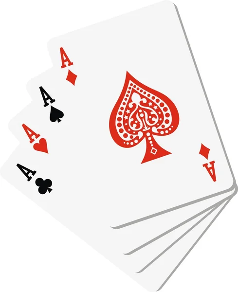 Tarjetas de Poker — Archivo Imágenes Vectoriales