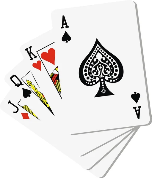 Poker cards — Stock Vector