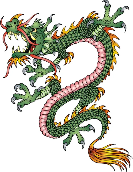 Chinese dragon — Stock Vector