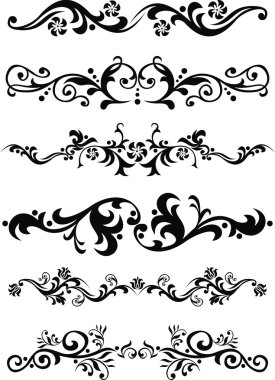 siyah ve beyaz çerçeve kümesi