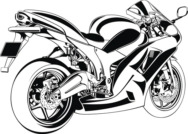 Mi diseño original de moto — Vector de stock