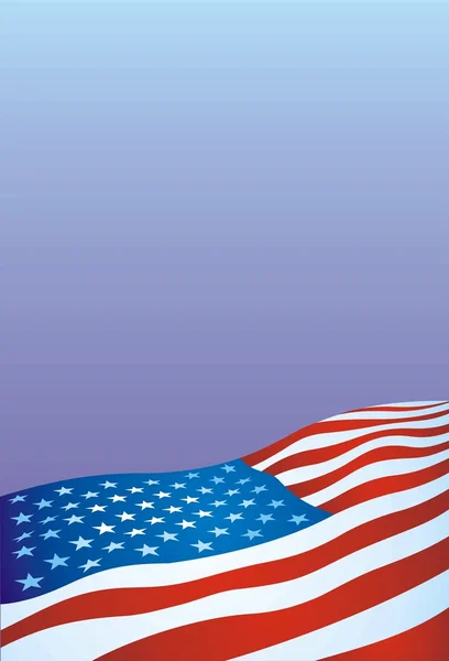 Estados Unidos bandera — Vector de stock