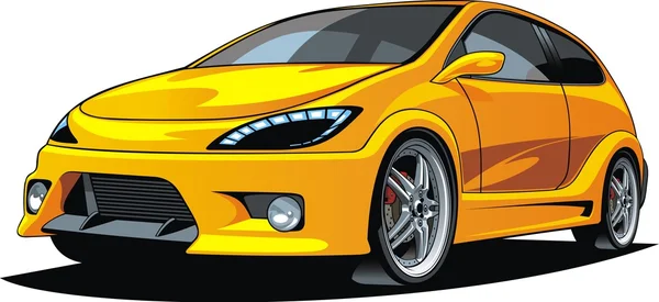 Deporte coche aislado — Vector de stock