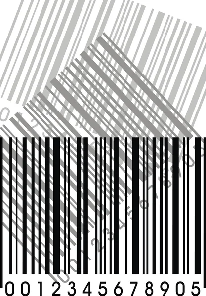 Grappige barcode geïsoleerd — Stockvector