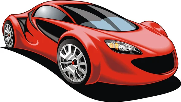 Deporte coche aislado — Vector de stock