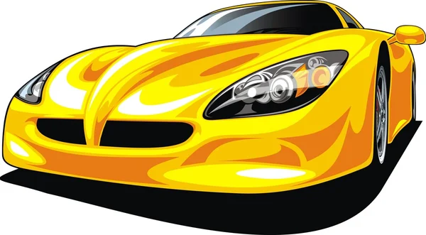 Deporte coche aislado — Vector de stock