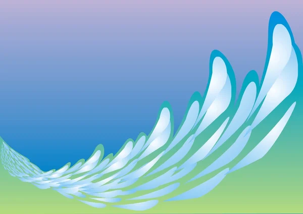 Su dalgaları arka planı — Stok Vektör