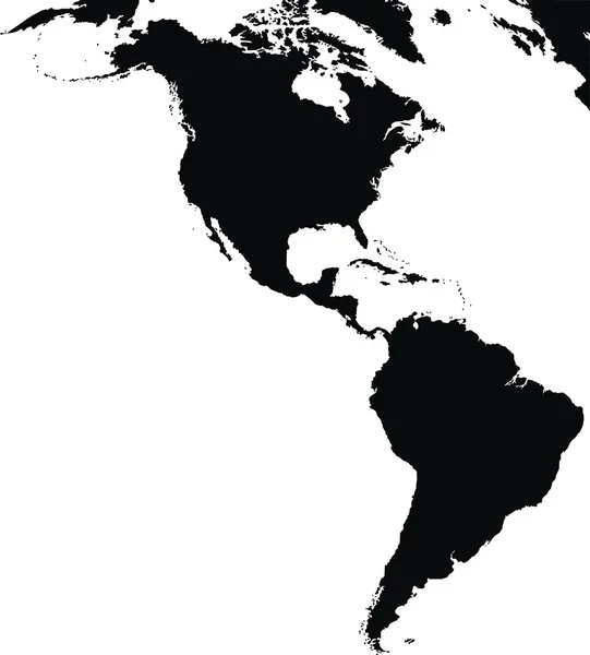 Continentes de América — Archivo Imágenes Vectoriales