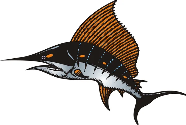 Poissons de marlin — Image vectorielle