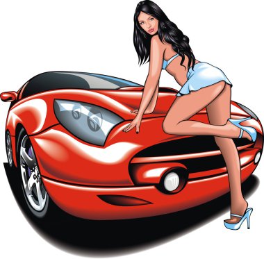 Özgün tasarım arabam benim rüya kız