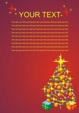 Noel ağacı illüstrasyon